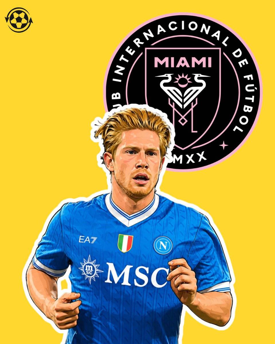 BREAKING: Kevin De Bruyne To Join Messi, Suarez And Casemiro At Inter Miami..
American club Inter M...