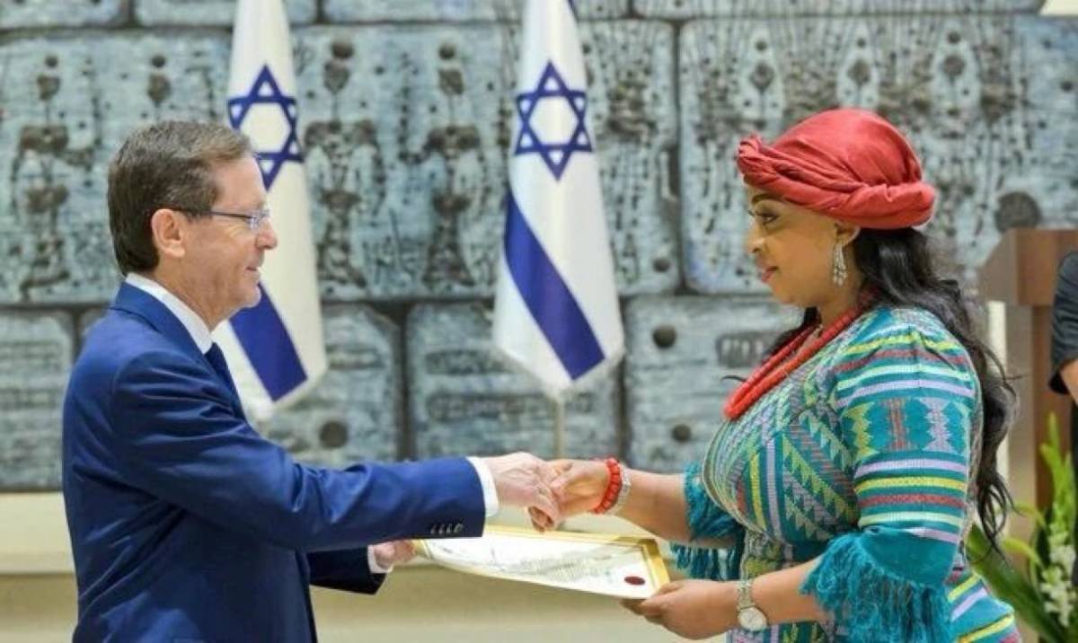 JUST IN: Ambassador Nkechi Ufochukwu has officially assumed office as Nigeria’s 🇳🇬 Ambassador to Isr...