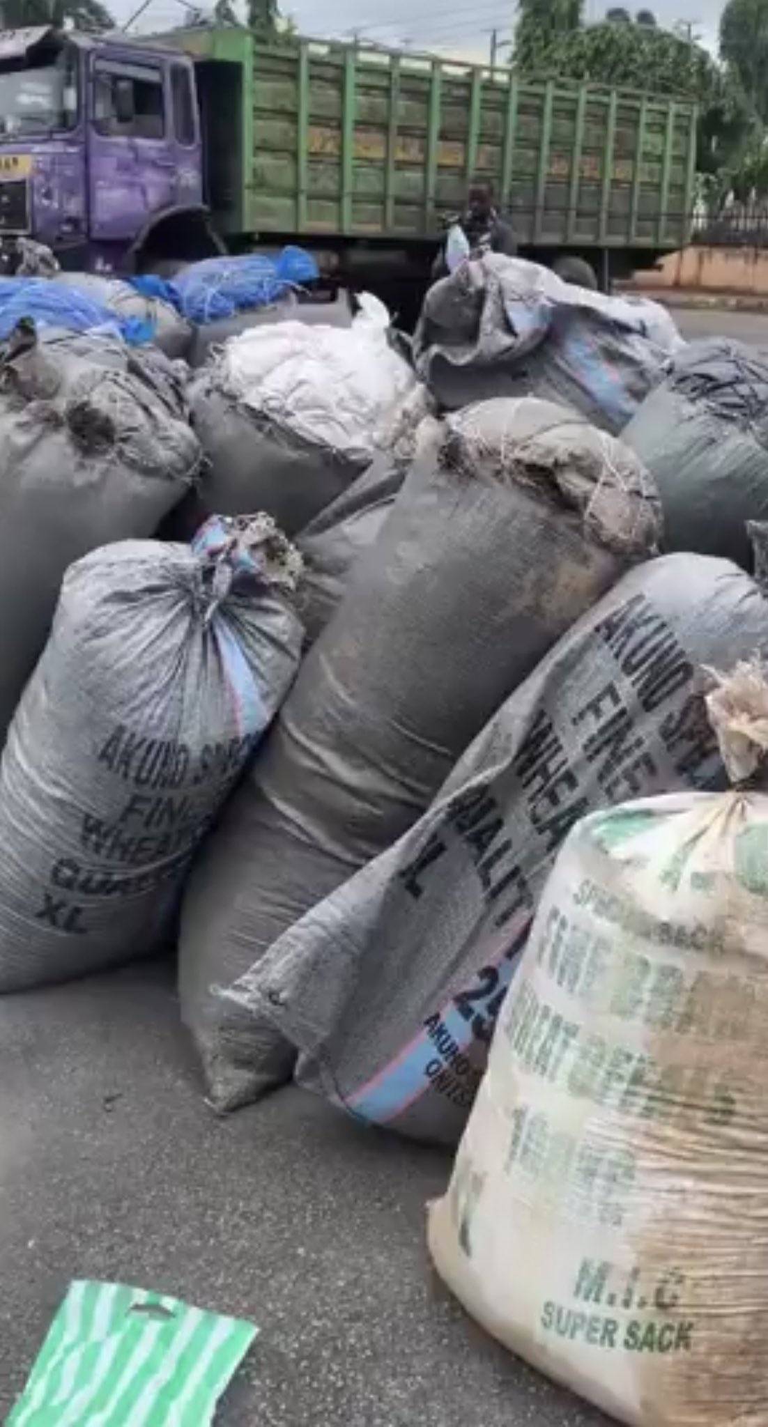 JUST IN: Imo State Police Command busts weed dealers, recovers trailer-load of Indian hemp and arre...