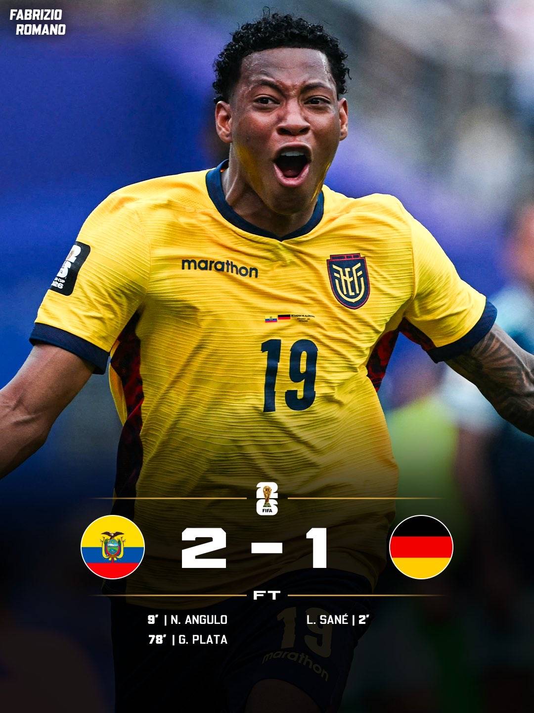 ๐๐ช๐จ Ecuador beat Germany and fly to next World Cup round among best 3rd! ๐ฅ
Whoโs been your Man of...