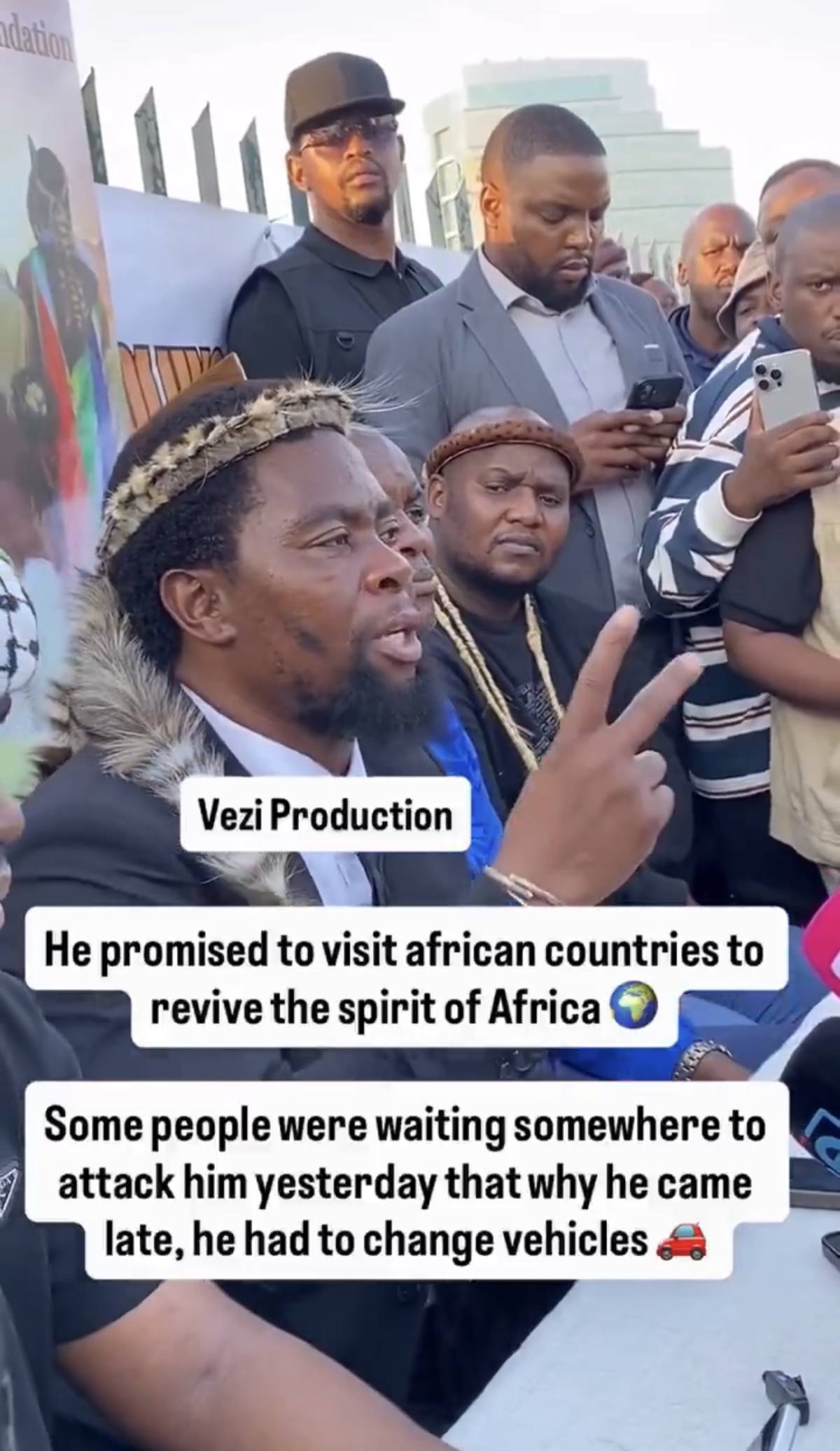 Breaking News: “I am going to Visit African countries” - South African anti-migration group leader,...