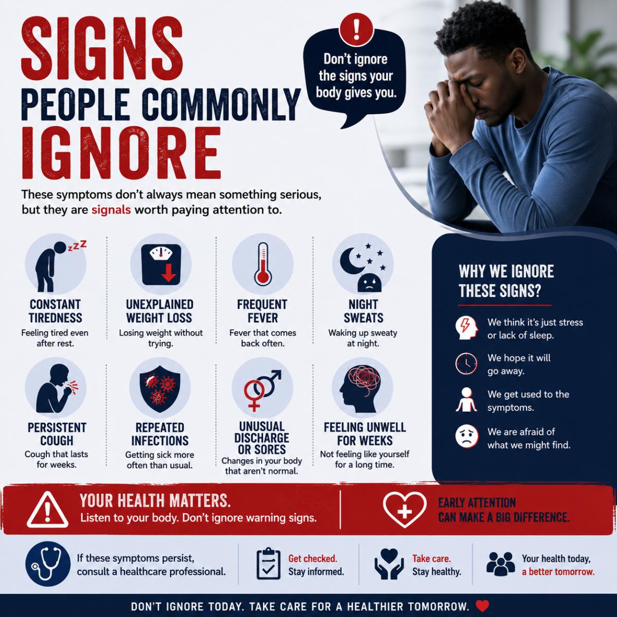 Not every health warning screams for attention—some whisper.
You tell yourself:
“It’s probably stre...