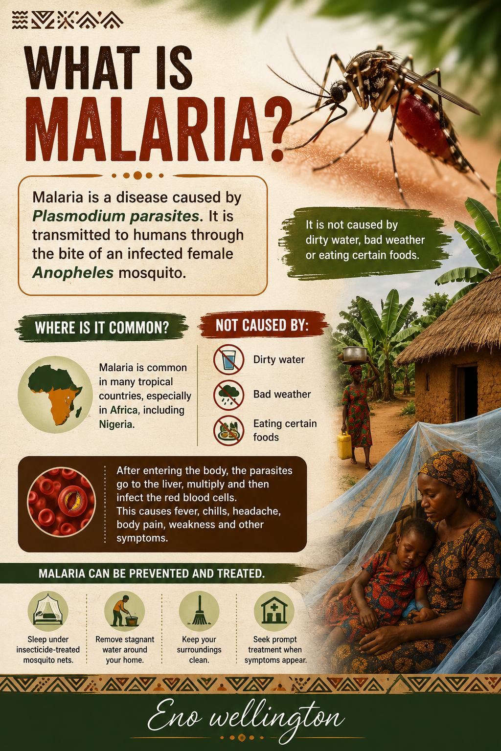 What Is Malaria?
Malaria is a serious but preventable disease caused by tiny parasites called Plasm...