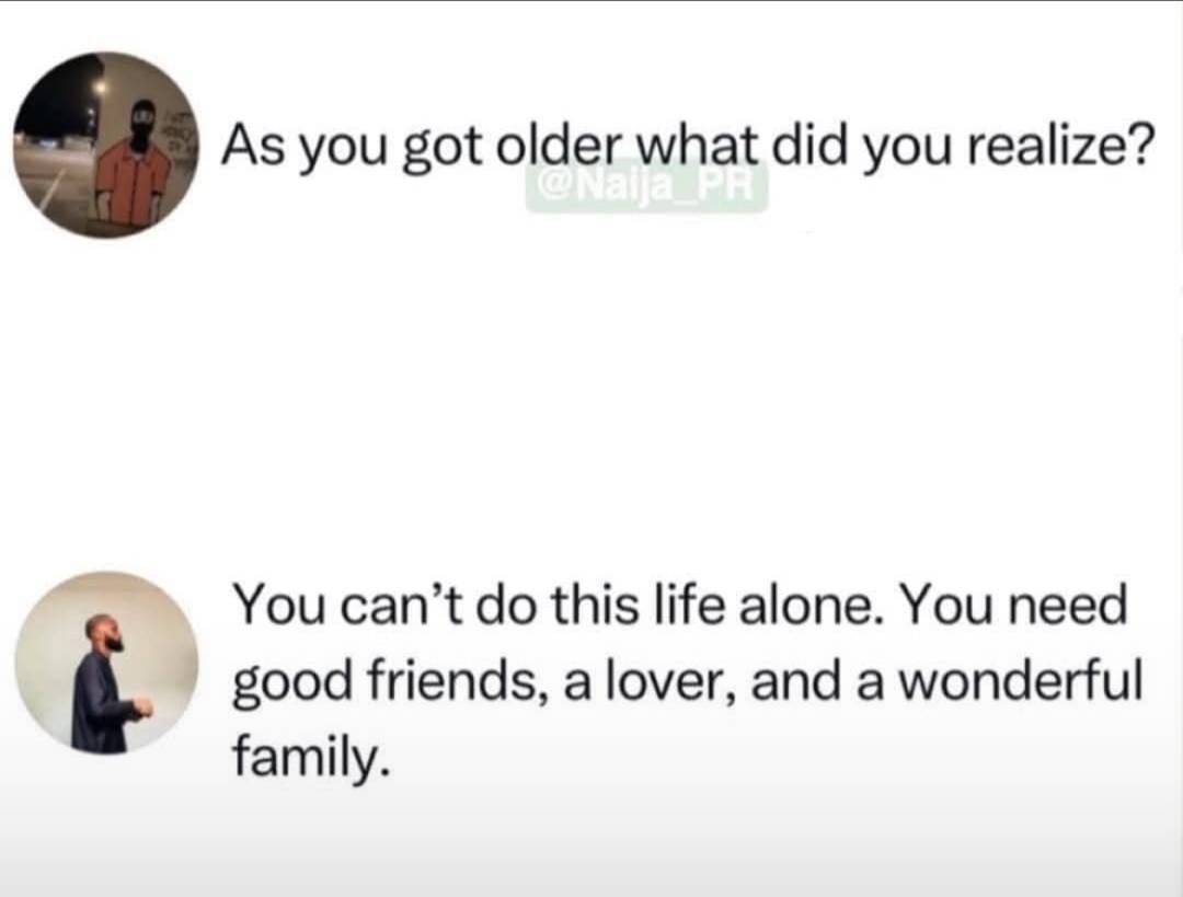 As I grow older, one thing I've come to realize is that true wealth isn't just money—it's the qualit...