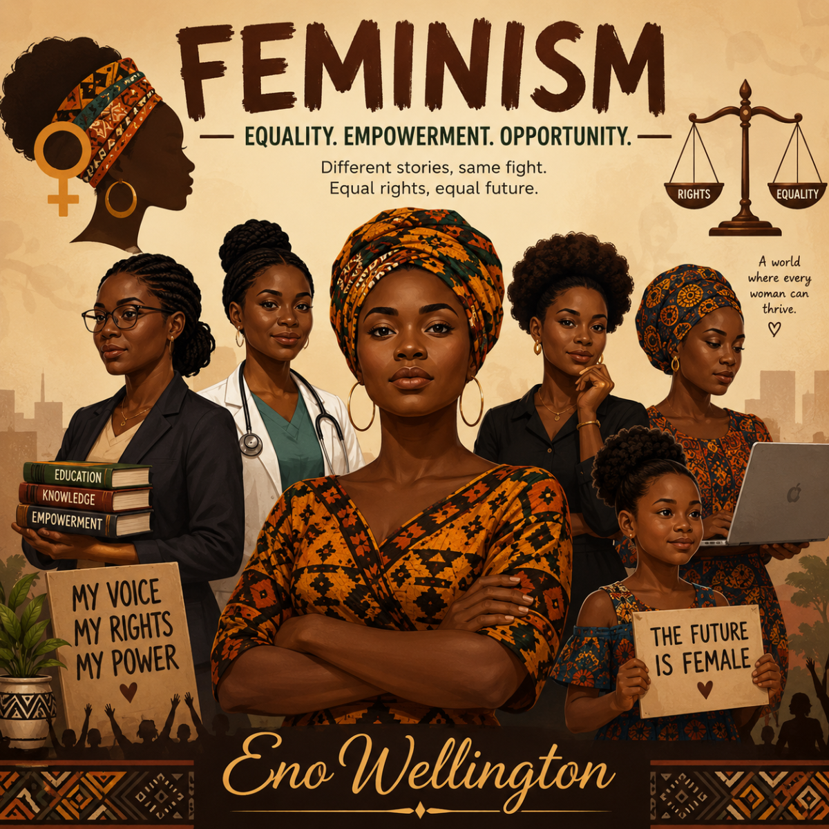 A feminist is an individual ( male or female) who advocates for the rights of women in society..
Th...