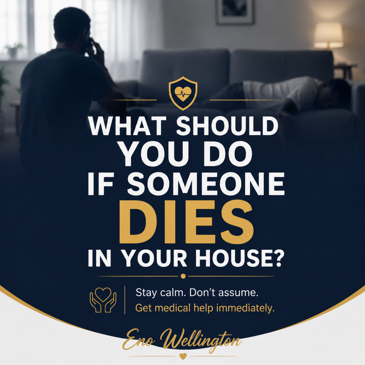 One thing I recently learned really got me thinking.
If someone suddenly dies in your house—maybe a...