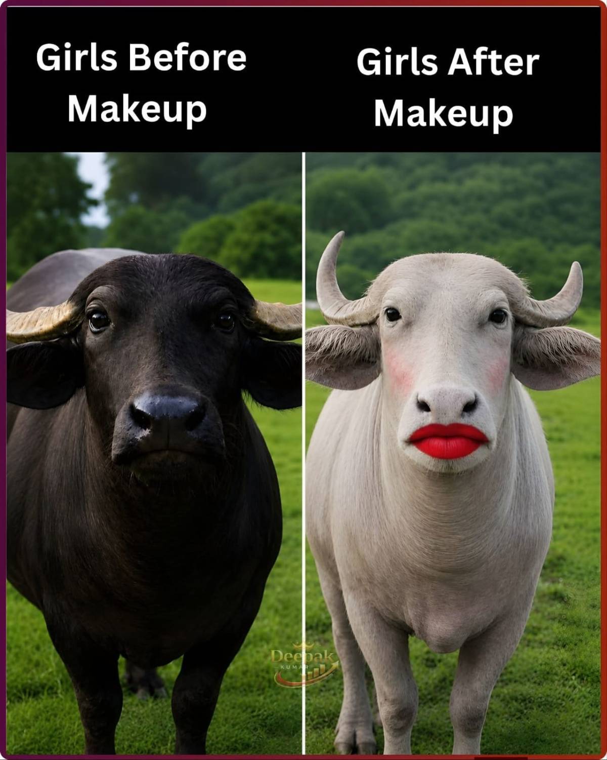 ๐๐ This meme is funny, but it reminds us of something important.
Makeup isn't the problem. In fac...