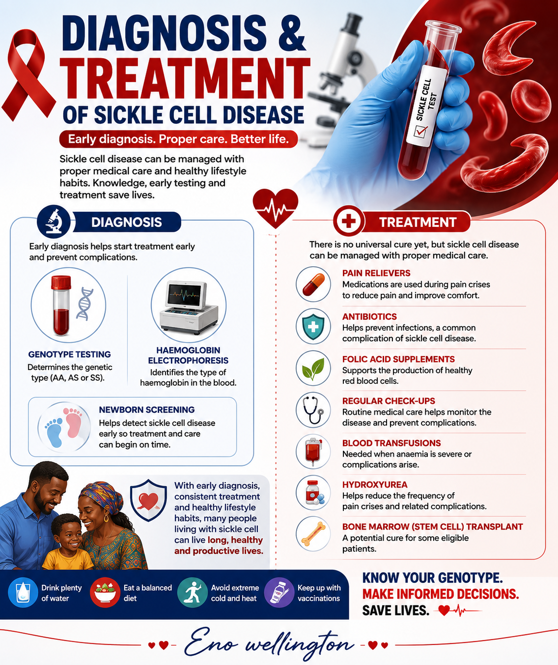 Diagnosis & Treatment of Sickle Cell Disease
Early diagnosis of sickle cell disease can make a big...