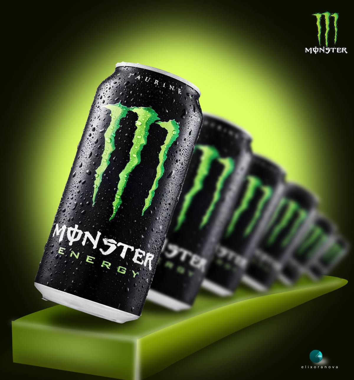 A self designed advert for @monster product! I designed this