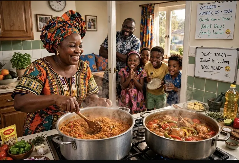 WHO TOLD US SUNDAY IS FOR RICE AND STEW?
I have been thinking since morning...
Who wrote it in the...