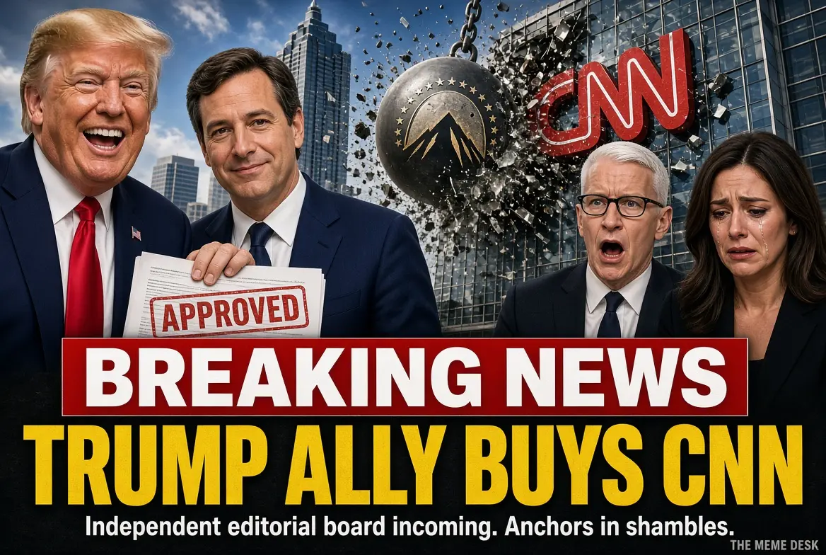 President Trump’s Friend Buys CNN; Journalists, Democrats Panic
Paramount Skydance, controlled by D...