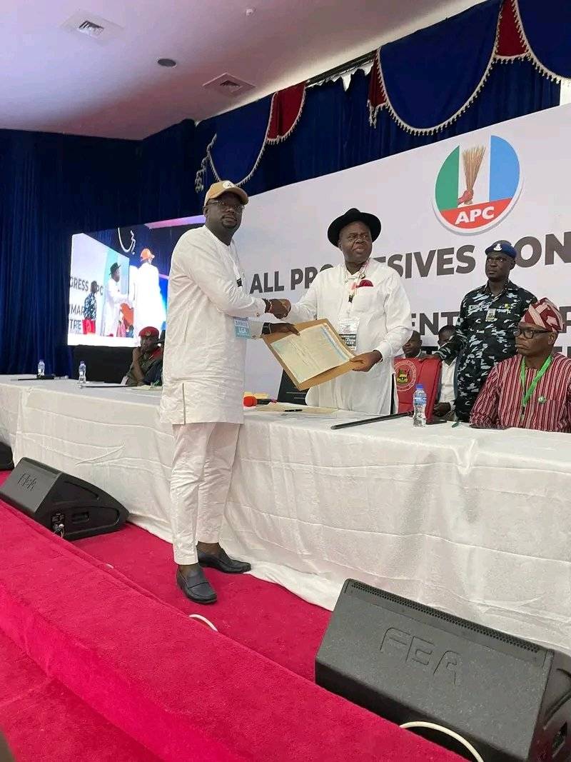 BREAKING: President Tinubu wins the APC presidential primary election in Bayelsa State, polls 277,19...