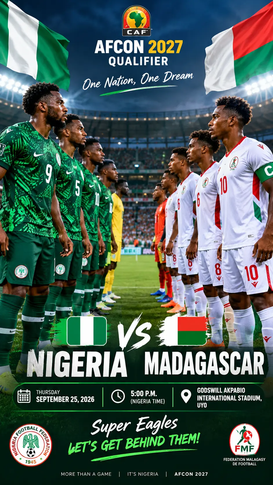 π³π¬β½ Super Eagles play today!
Football lovers, what are your thoughts? π¦
π₯
Do you think Nigeria wil...