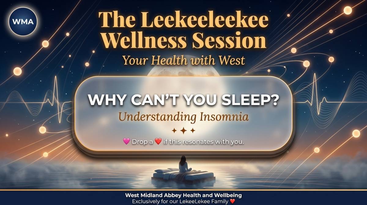 Why Can't You Sleep?
Hello family, I hope you are enjoying your weekend. For the past few days, I ha...