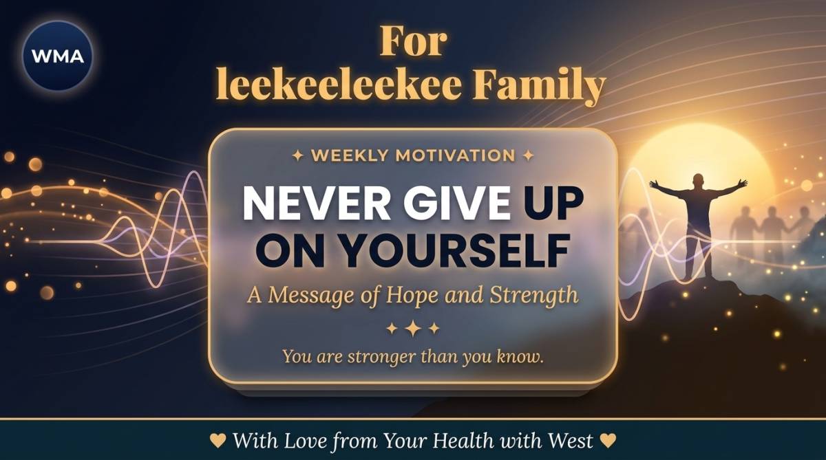 Weekly Motivation: Never Give Up on Yourself.
Good day, my beautiful Leekee Leekee family. I hope t...