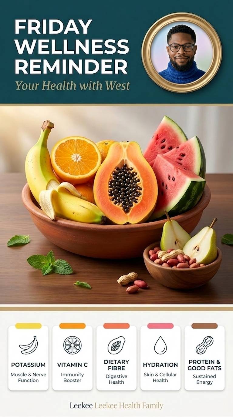 Good day, family. How is our day going? Today's message comes from a nutrition angle, just a gentle...