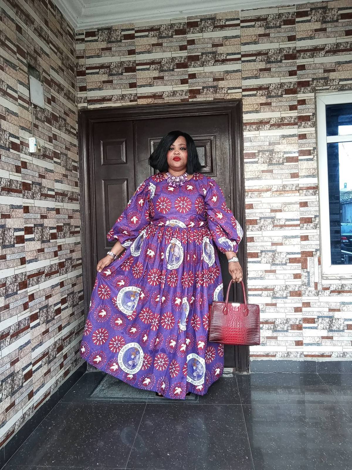 My complete Sunday look, Good morning and happy Pentecost Sunday. I am rocking our Catholic Church U...