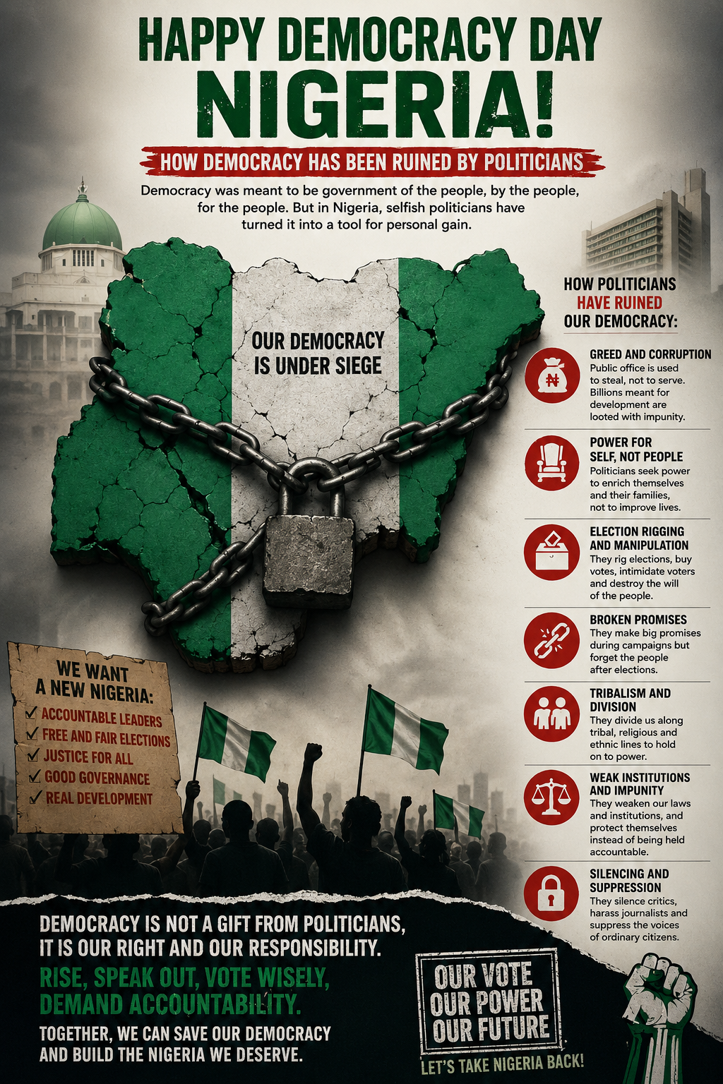 Happy democracy day Nigeria