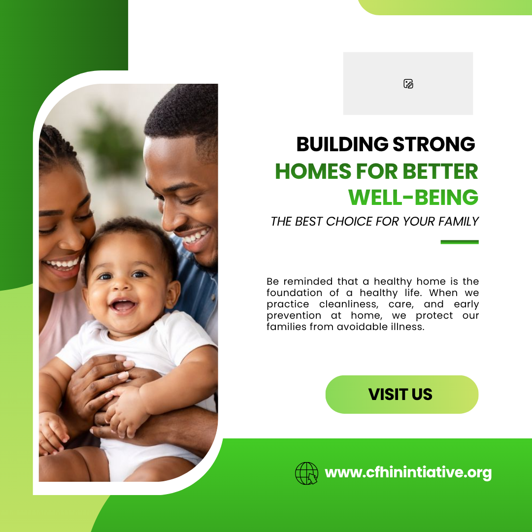Good health does not begin in the hospital it begins at home. While healthcare facilities remain ess...