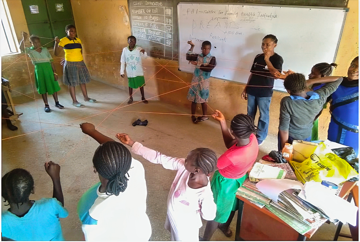 Building community trust is creating safer spaces for girls to access accurate sexual and reproducti...