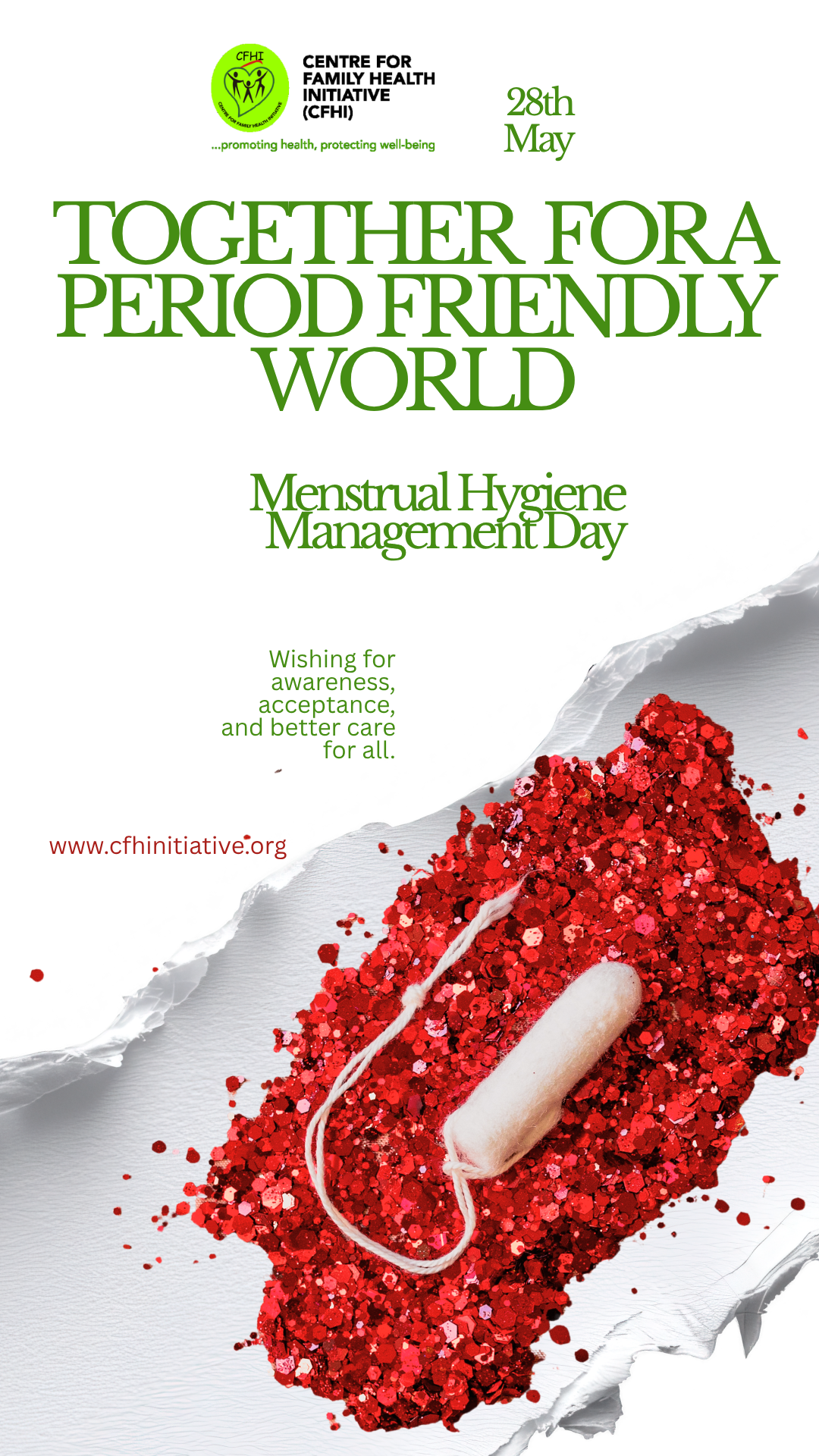 Today, we commemorate Menstrual Hygiene Management Day, reminding everyone that menstruation is norm...
