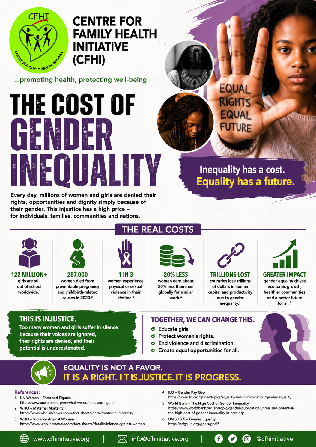 One of the greatest costs of gender inequality is the loss of opportunity. Despite progress in recen...