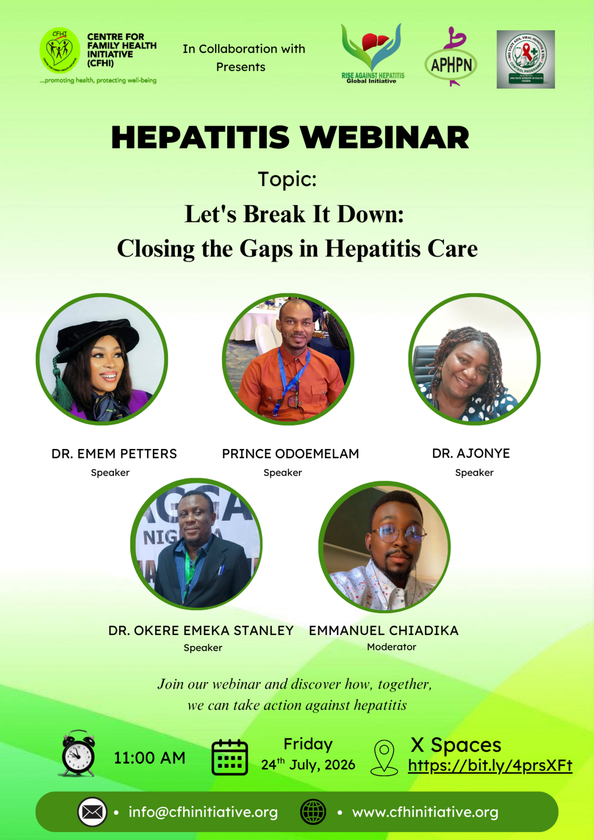 Hepatitis can be prevented, detected, treated, and in some cases cured but only if we have the right...