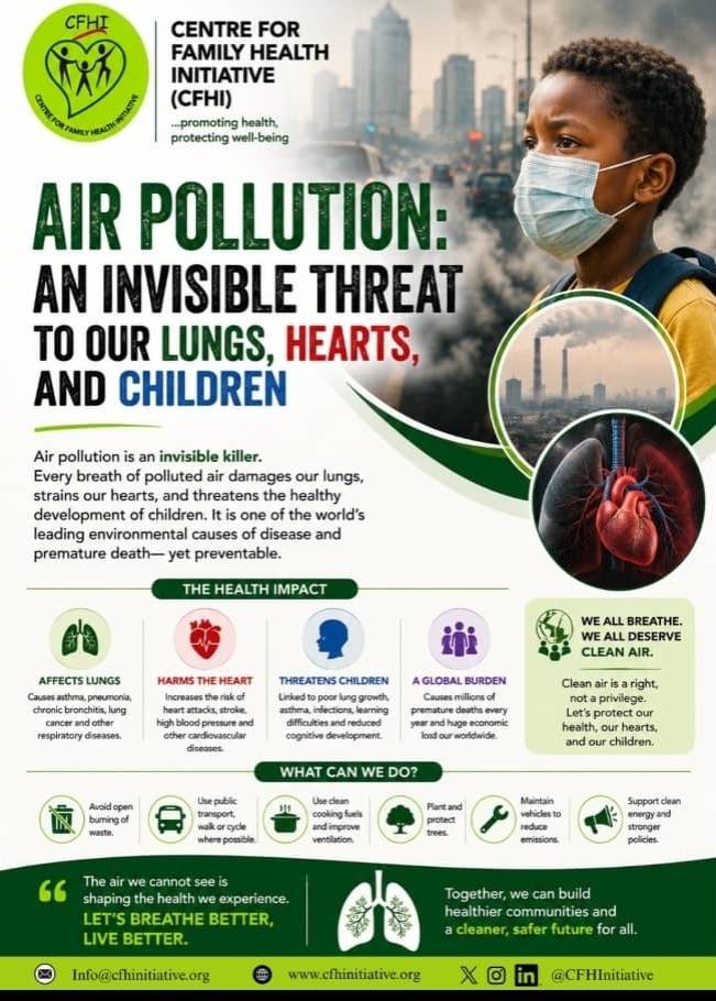 Every breath we take should sustain life, yet billions of people inhale polluted air that silently h...