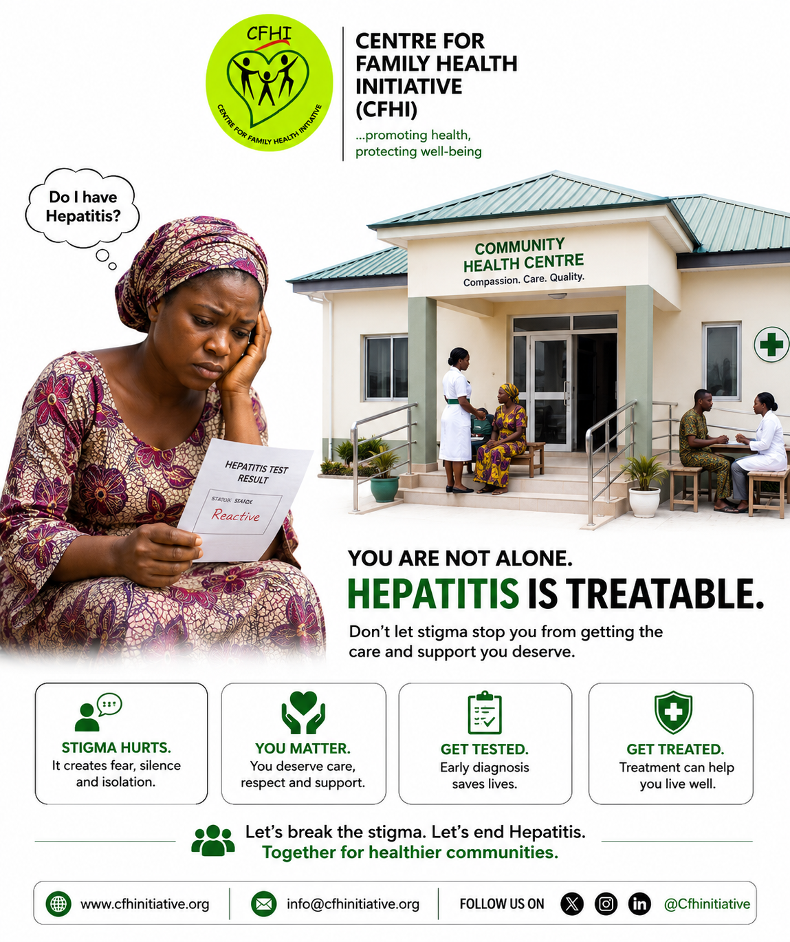 A diagnosis of viral hepatitis should mark the beginning of care, treatment, and support not discrim...