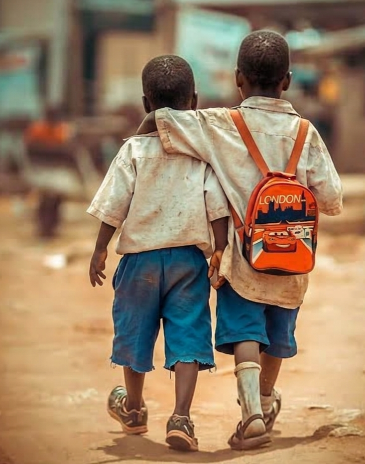 Behold the African child — clothed perhaps not in abundance, but in a dignity no poverty can strip a...
