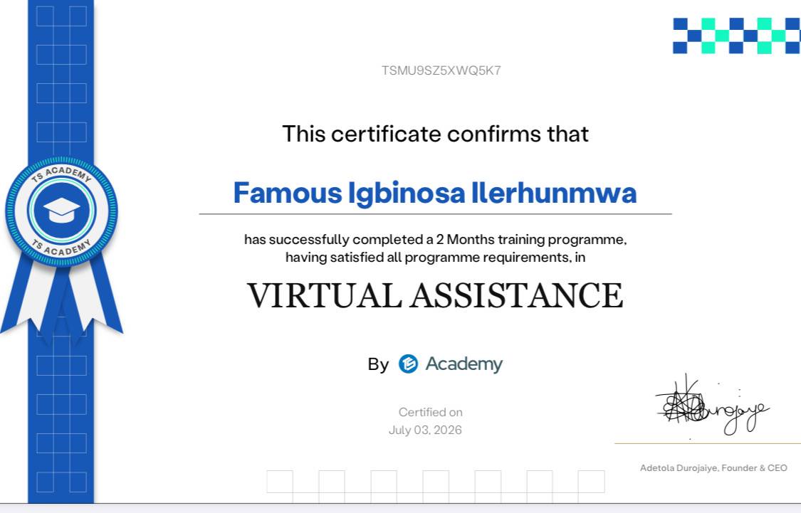Every achievement is a stepping stone to something greater.
I'm excited to share my Certificate of C...