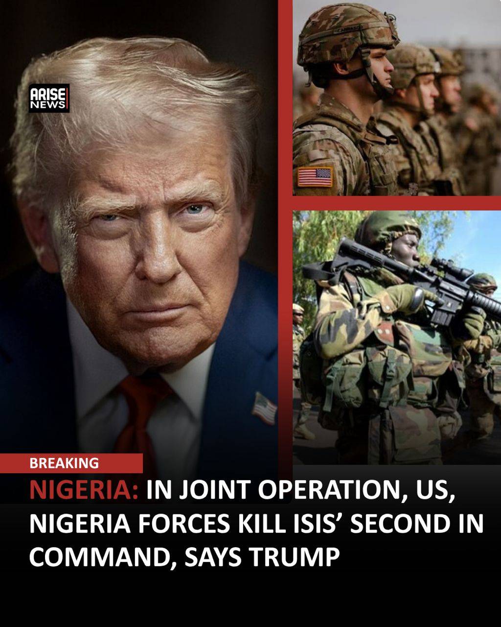 US, Nigerian Forces Kill ISIS Deputy Leader In Joint Operation
President Donald Trump has announced...