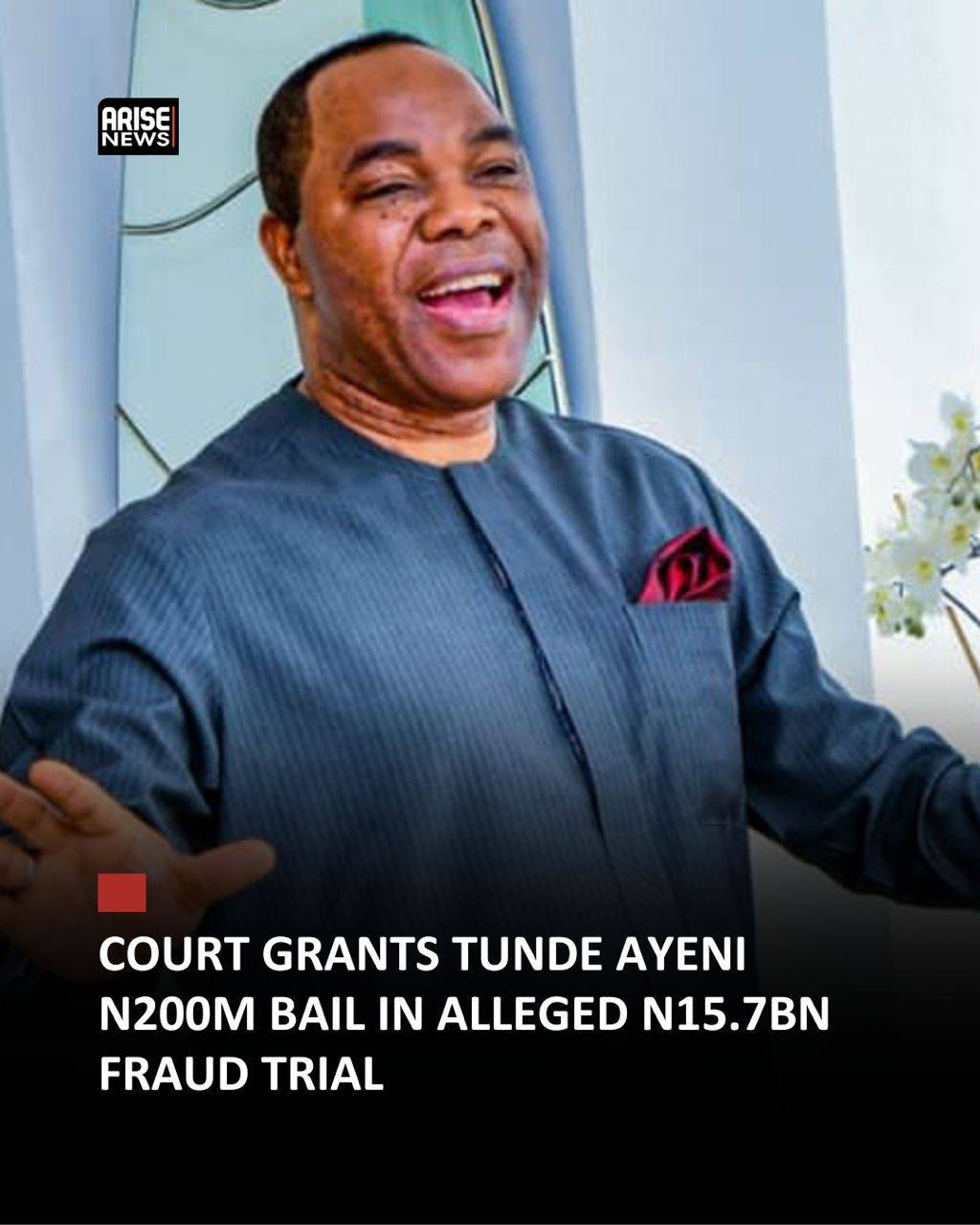 A High Court of the Federal Capital Territory has granted former Skye Bank Board Chairman, Tunde Aye...