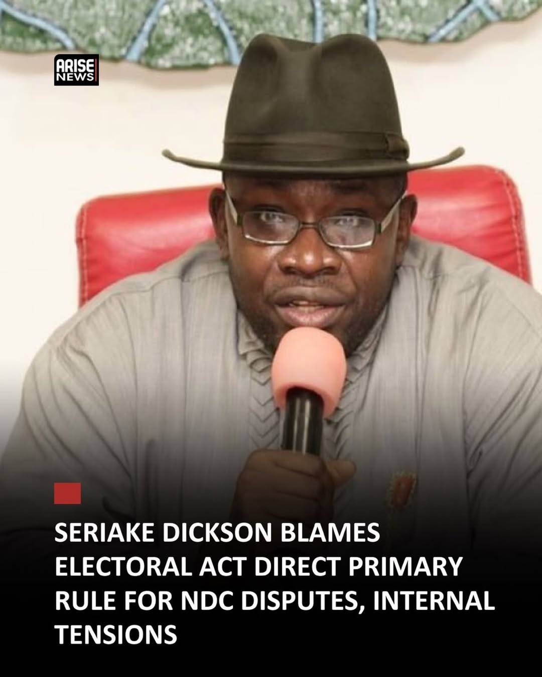 Senator Seriake Dickson has attributed the controversies surrounding the Nigeria Democratic Congress...