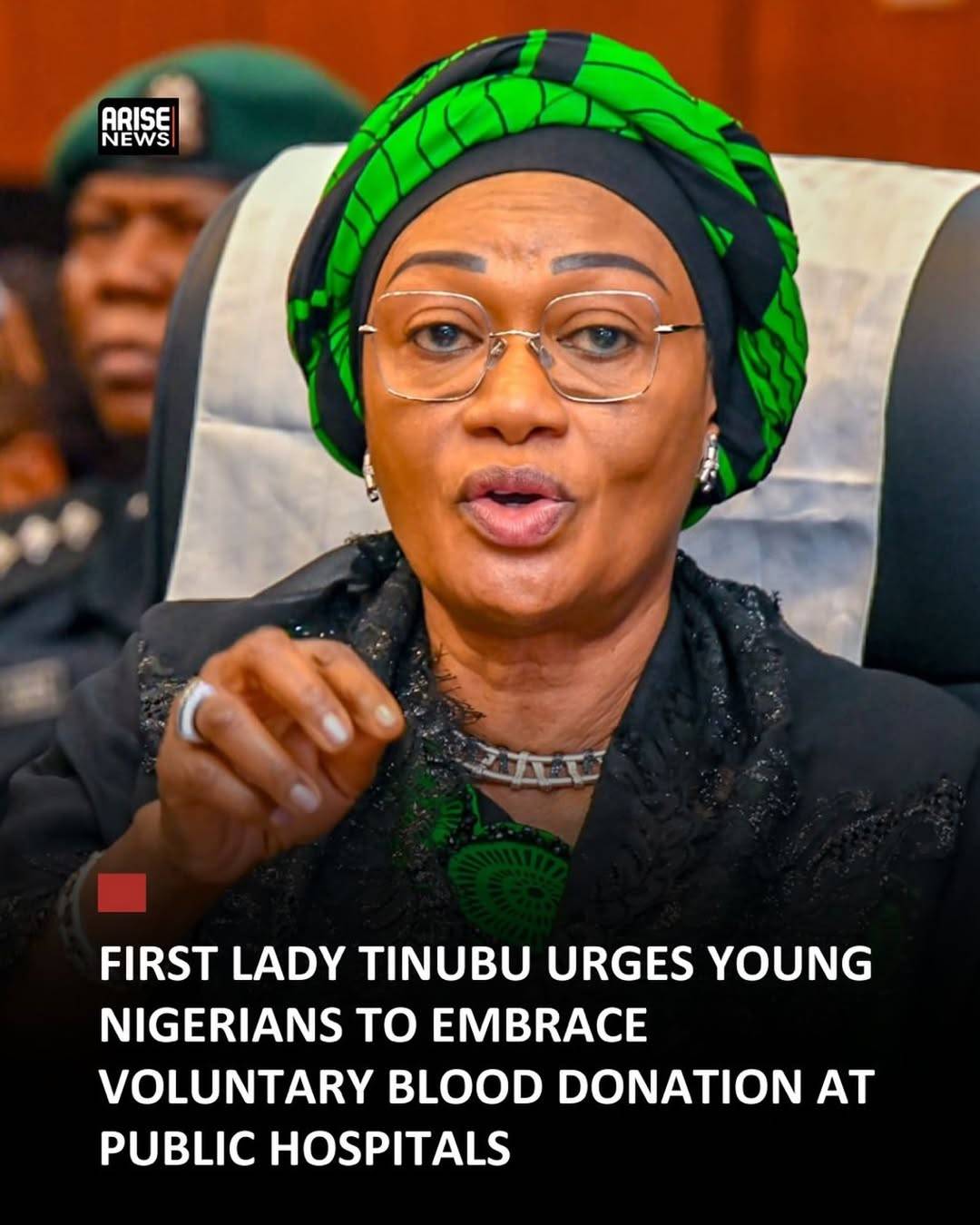As the world marks World Blood Donor Day 2026, First Lady Senator Oluremi Tinubu has called on Niger...