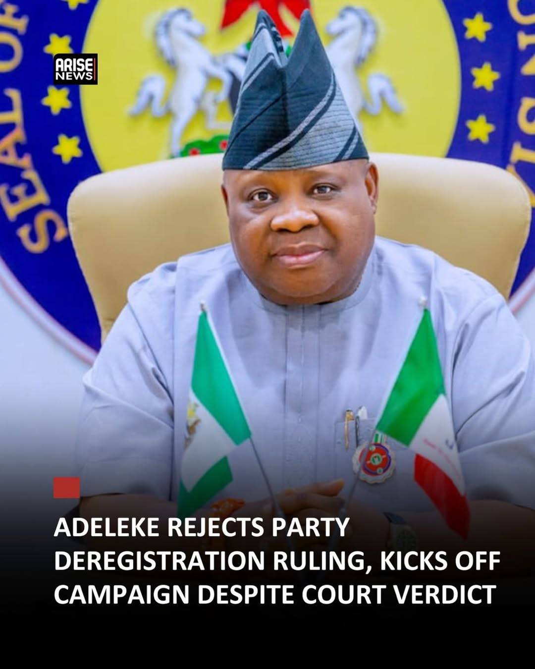 Osun State Governor Ademola Adeleke has strongly criticised the Federal High Court judgement orderin...