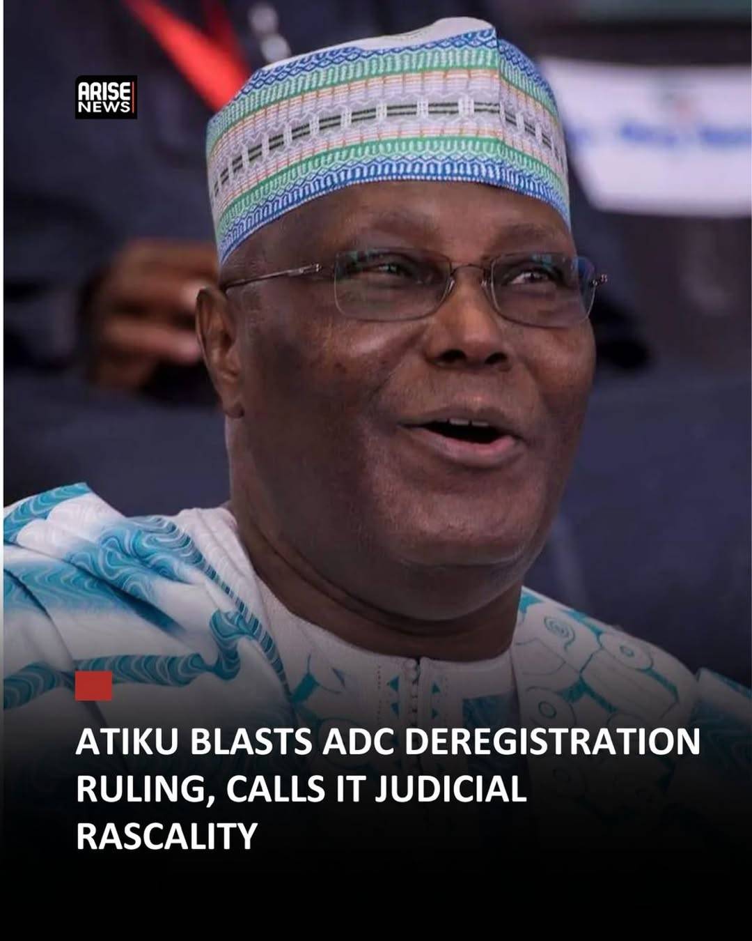 Former Vice President and African Democratic Congress (ADC) presidential candidate, Atiku Abubakar,...