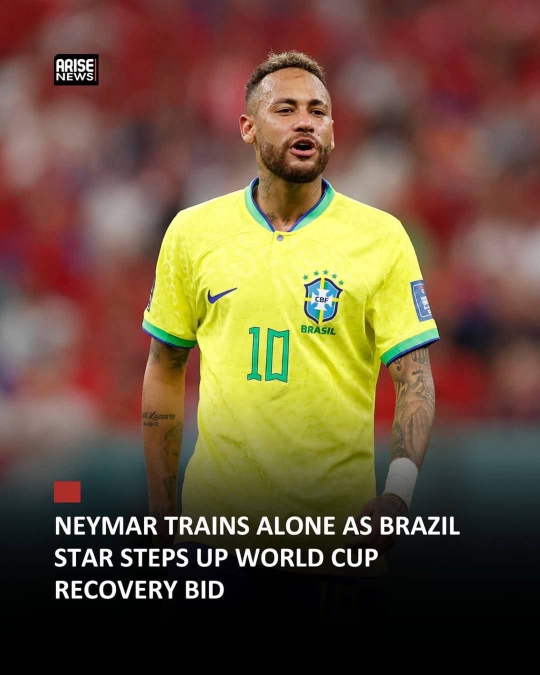Brazil have received a major boost at the
FIFA World Cup as Neymar returned to on-pitch training for...