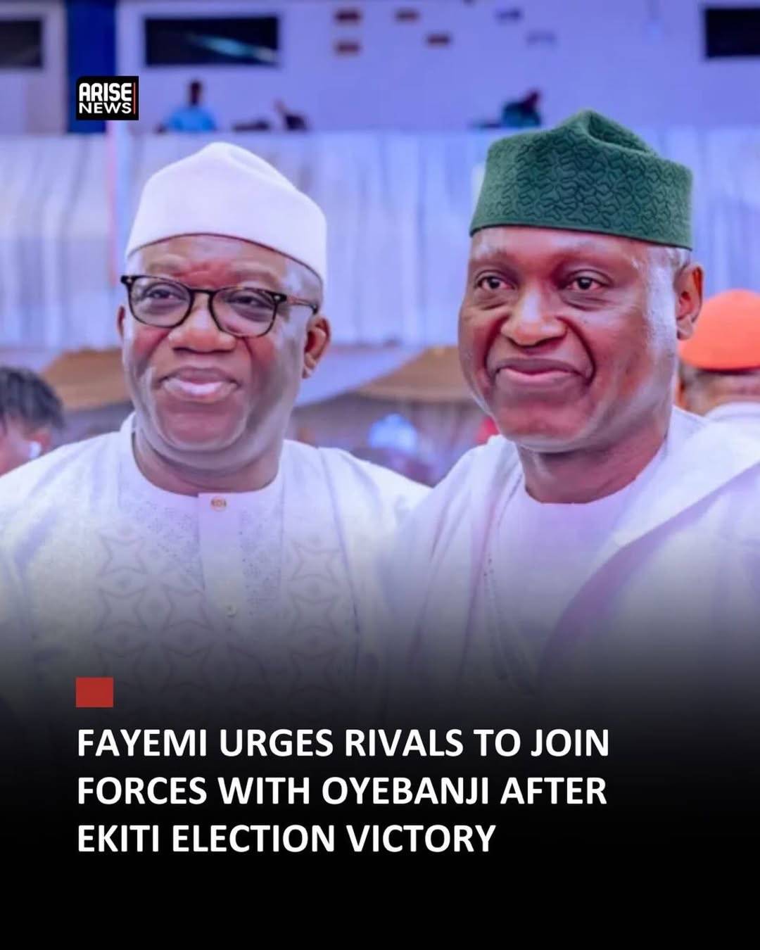 Former Ekiti State Governor, Dr. Kayode Fayemi, has called on residents, political stakeholders and...