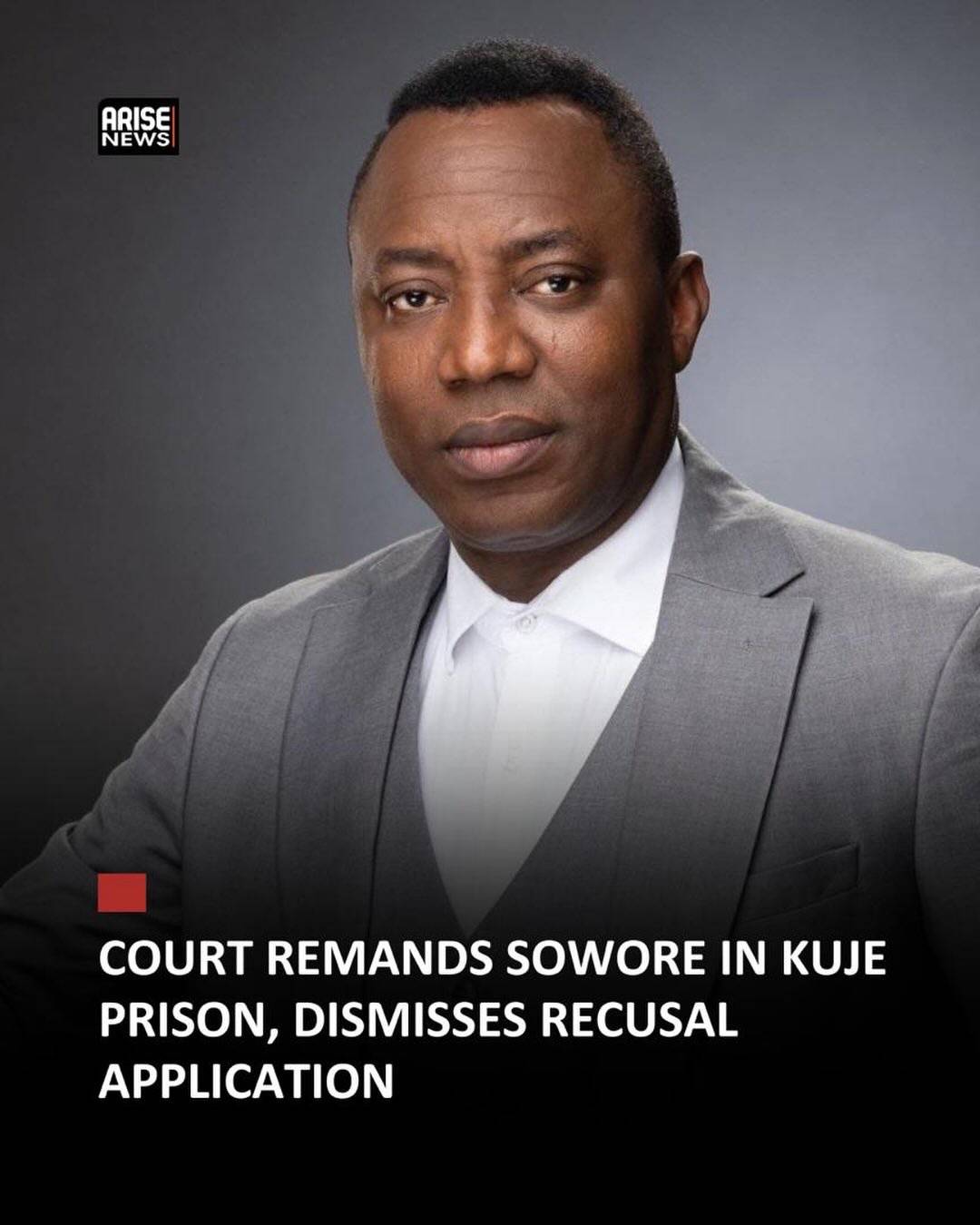 JUST IN: Court Remands Sowore in Kuje Prison, Dismisses Recusal Application
The Federal High Court...