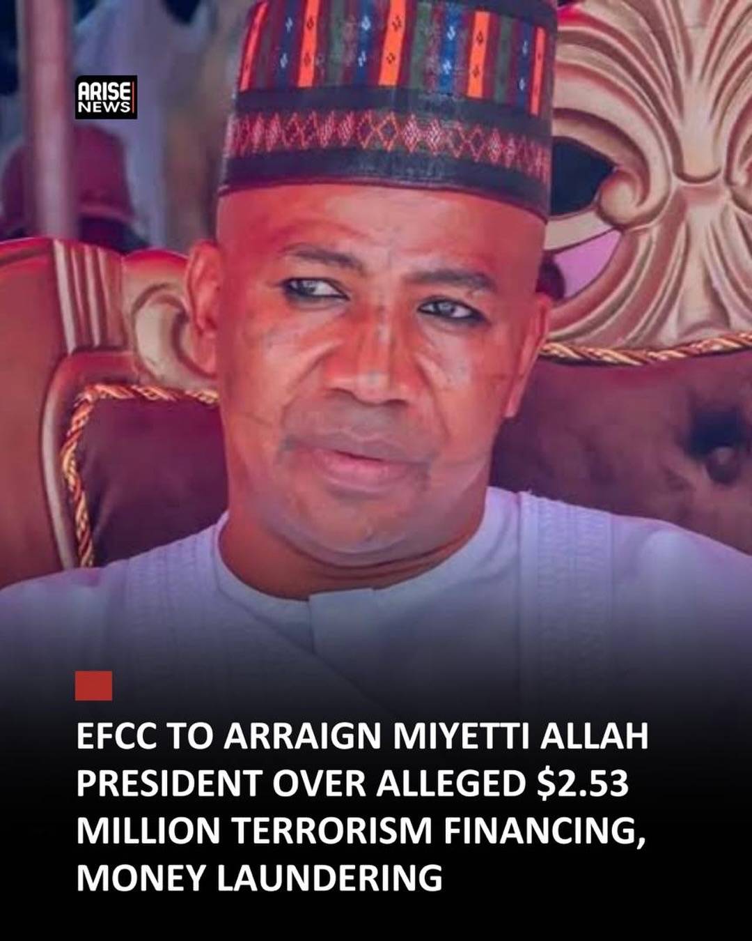 EFCC TO ARRAIGN MIYETTI ALLAH PRESIDENT OVER ALLEGED $2.53 MILLION TERRORISM FINANCING, MONEY LAUNDE...