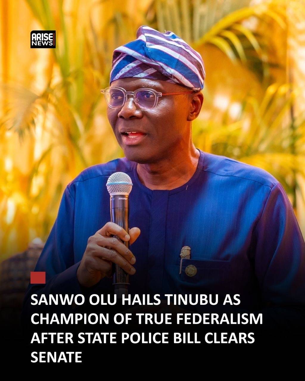 Lagos State Governor Babajide Sanwo-Olu has applauded President Bola Tinubu following the Senate’s p...