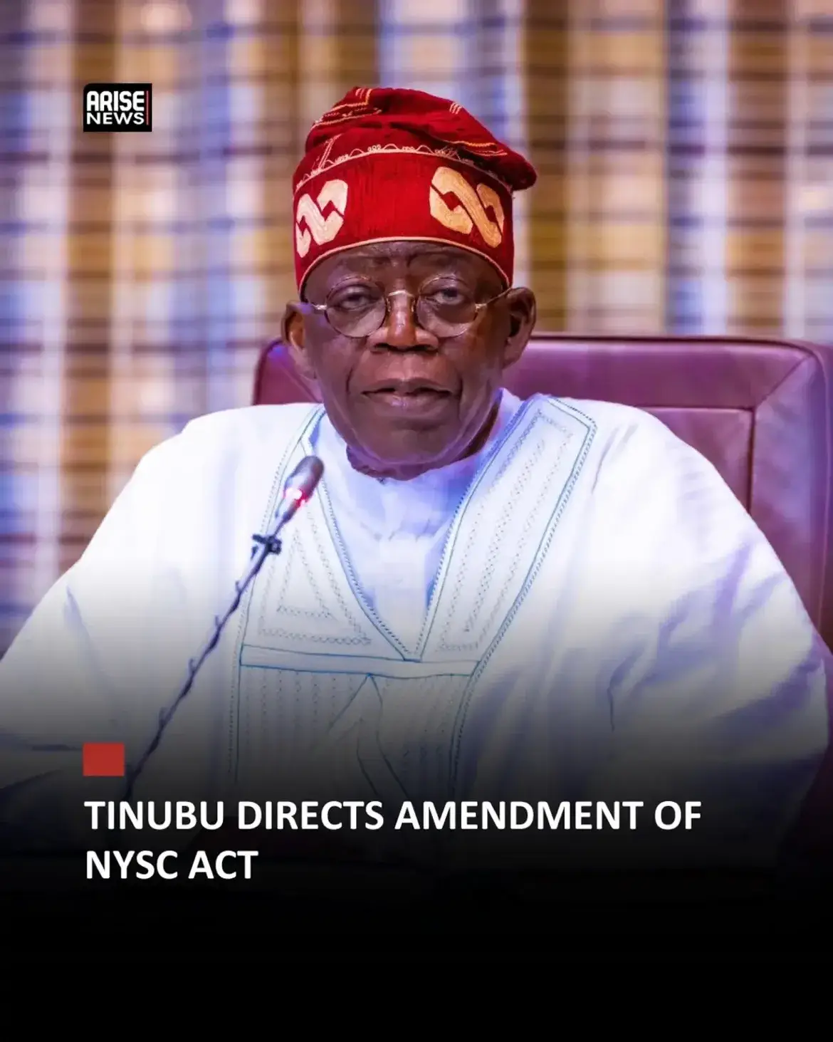 TINUBU DIRECTS AMENDMENT OF NYSC ACT
President Bola Tinubu has directed the Ministries of Youth Dev...