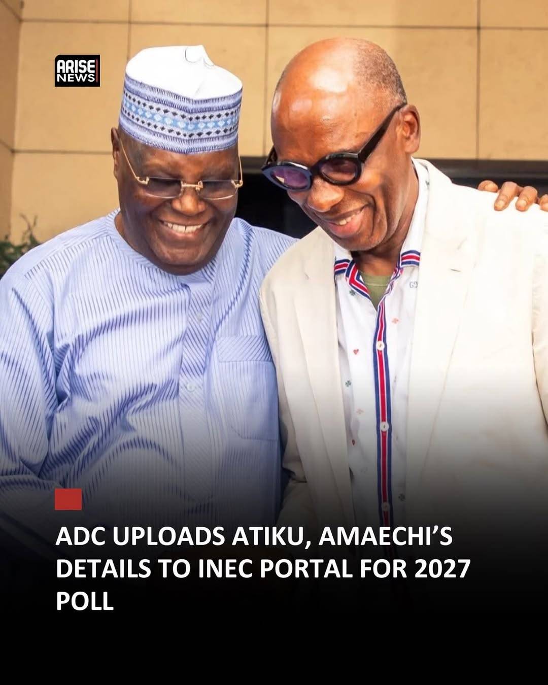 The African Democratic Congress (ADC) has announced that it has successfully uploaded the nomination...