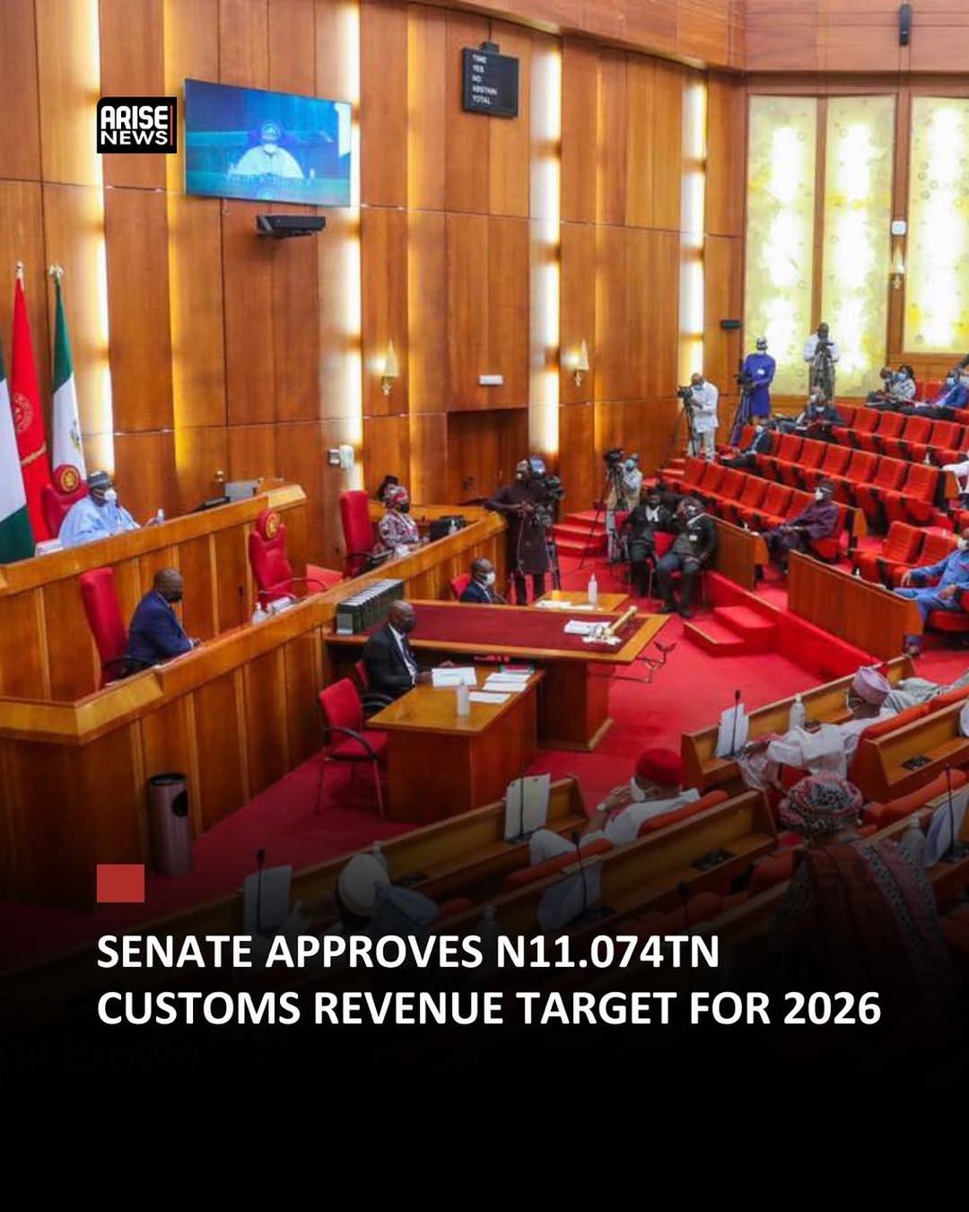 The Senate Committee on Customs and Excise has approved the Nigeria Customs Service’s 2026 revenue t...