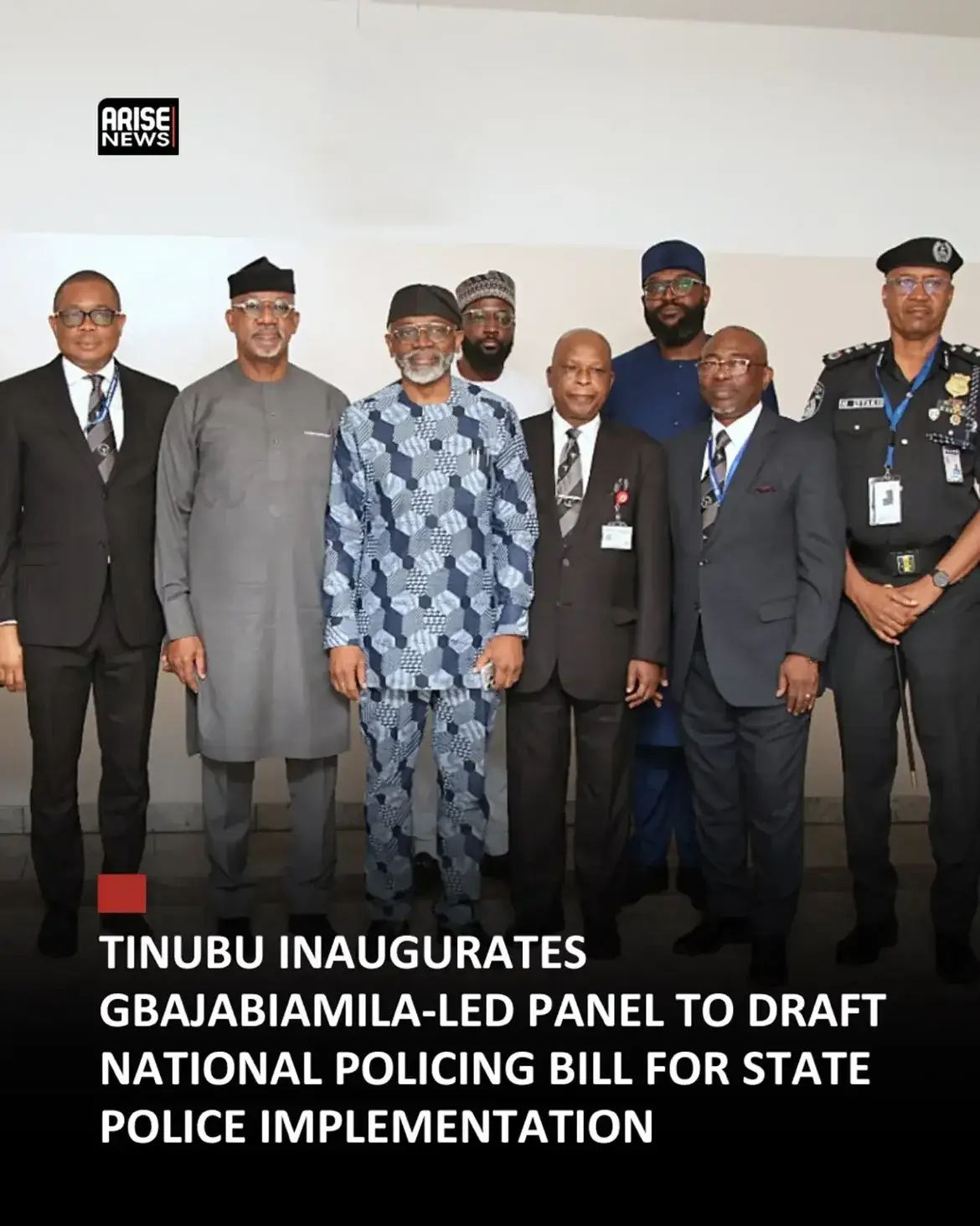 TINUBU INAUGURATES WORKING GROUP ON POLICING BILL
President Bola Tinubu has inaugurated a President...