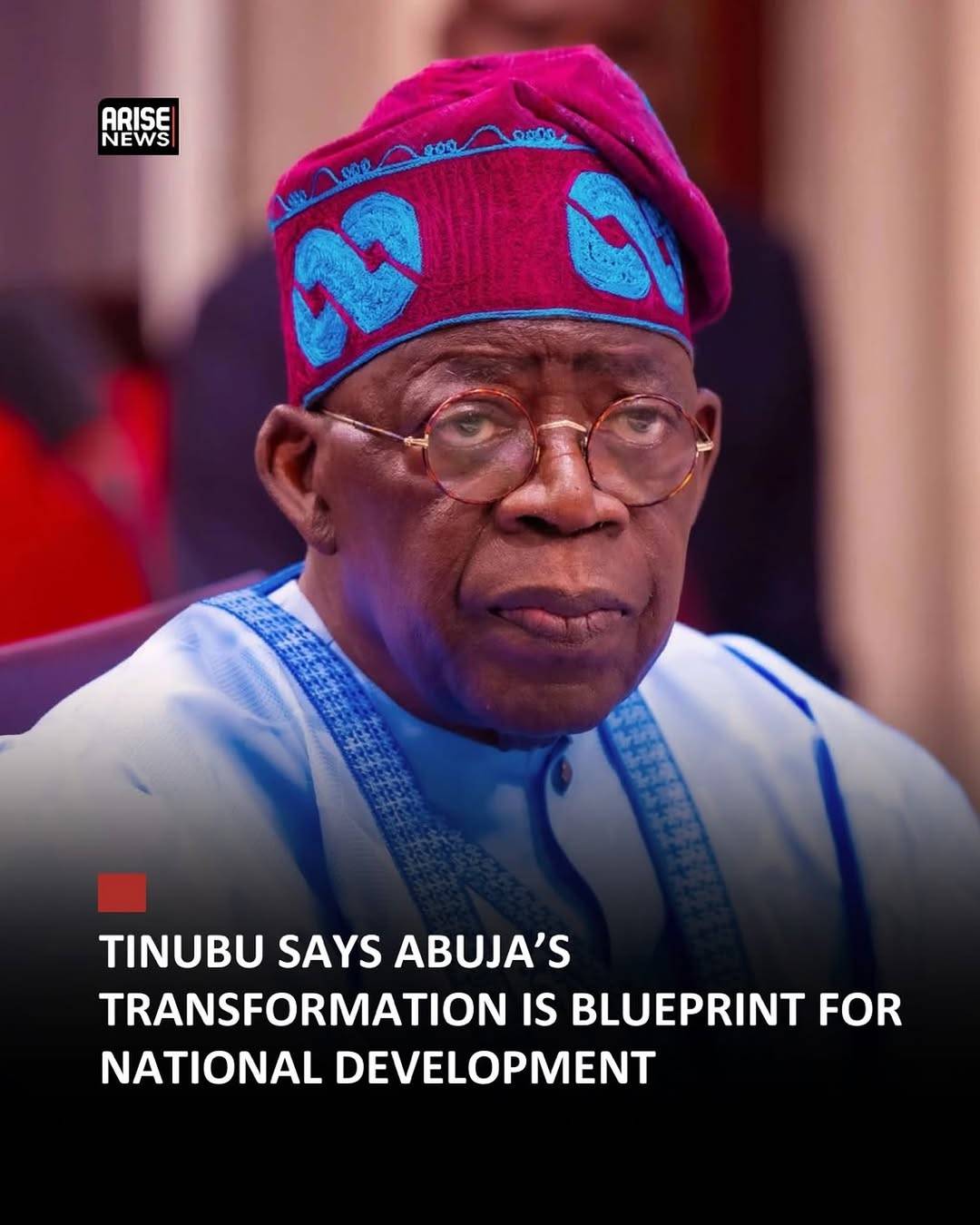President Bola Tinubu has said the ongoing transformation of the Federal Capital Territory is a refl...