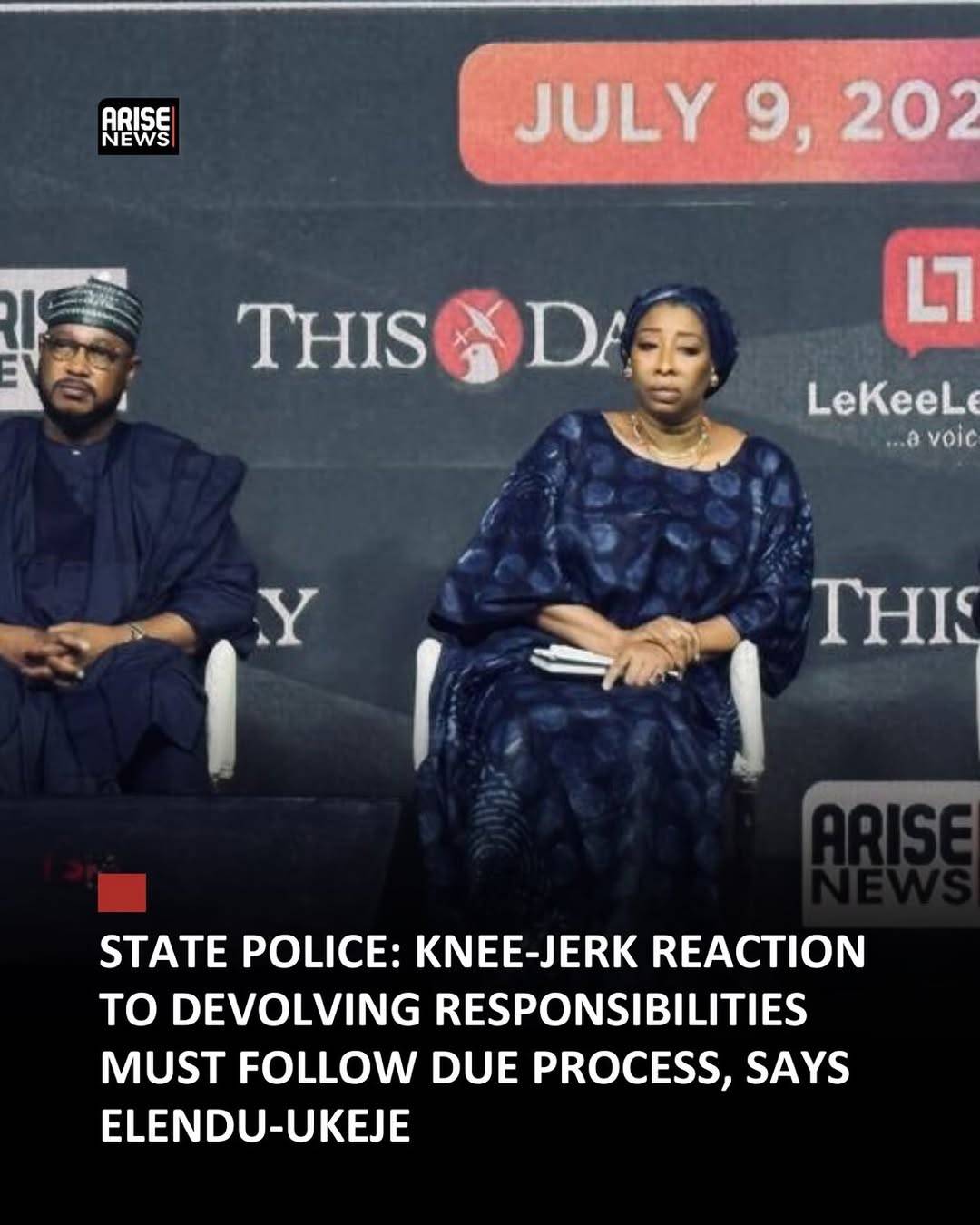 Former House of Representatives member Nnenna Elendu-Ukeje has cautioned against rushing the creatio...