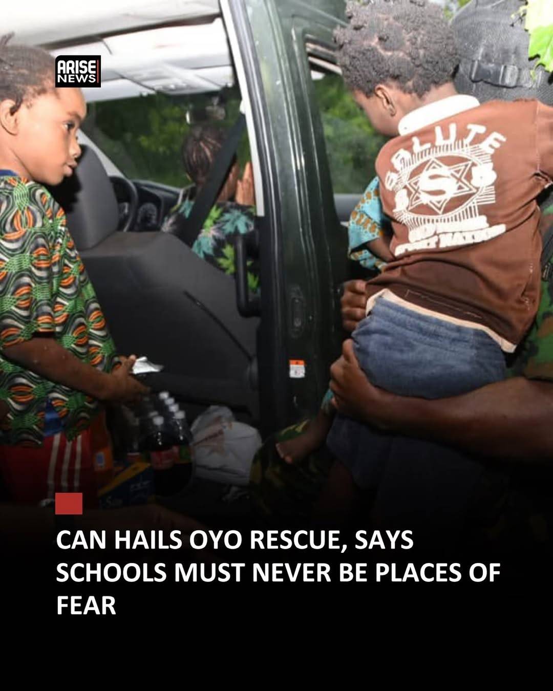 The Christian Association of Nigeria (CAN) has welcomed the safe rescue of the abducted pupils, teac...