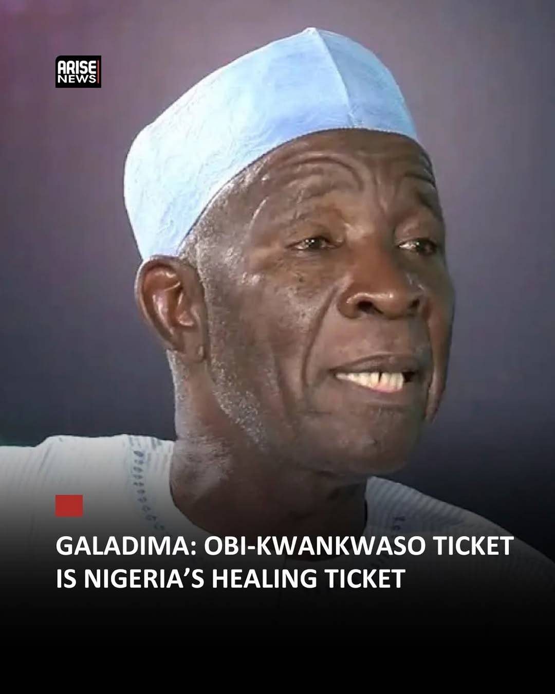 Nigeria Democratic Congress (NDC) chieftain Buba Galadima has described the Peter Obi-Rabiu Musa Kwa...